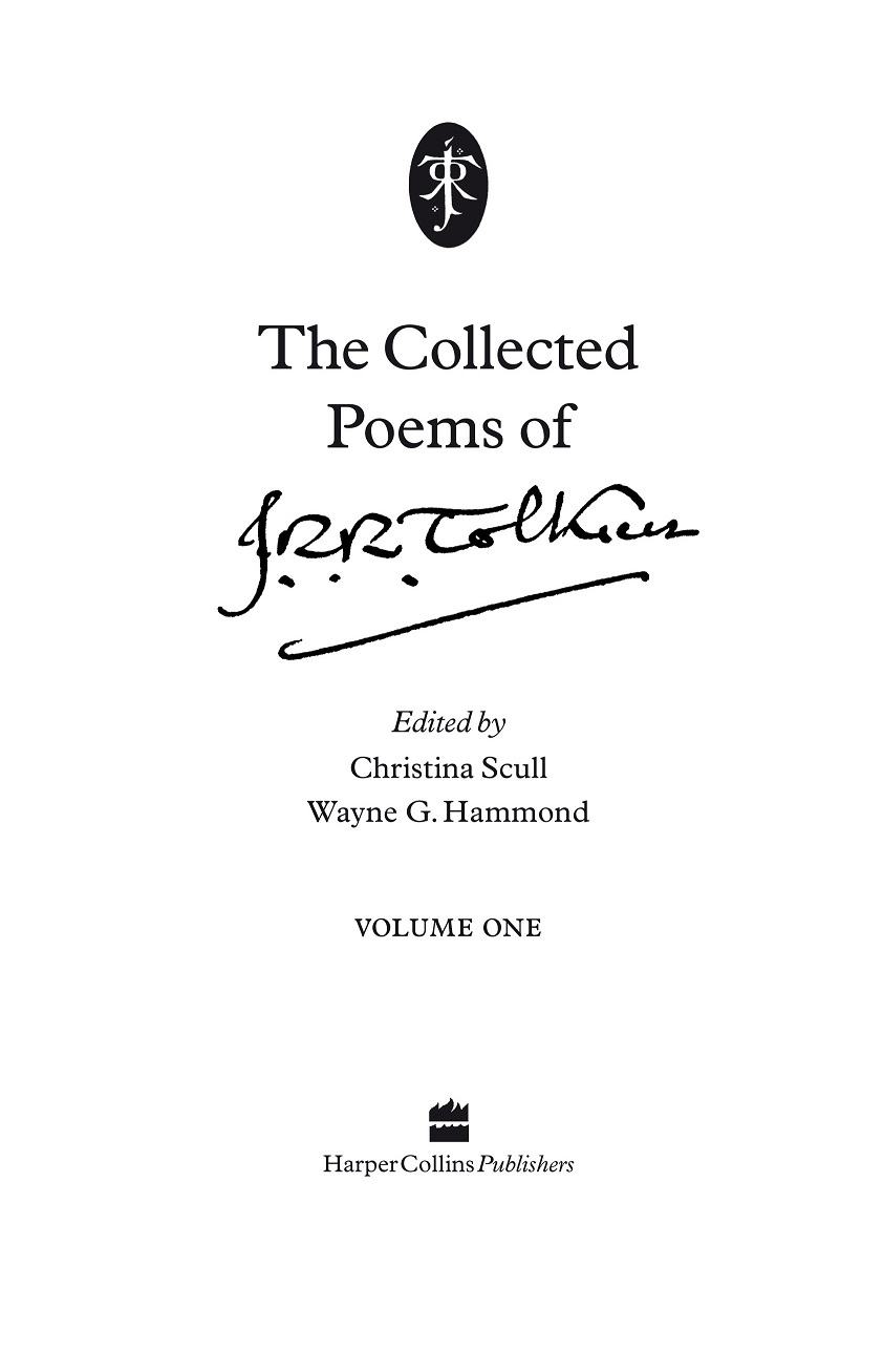 The Collected Poems Of J R R Tolkien Nuevo Libro Anunciado Para   The Collected Poems Of JRR Tolkien 